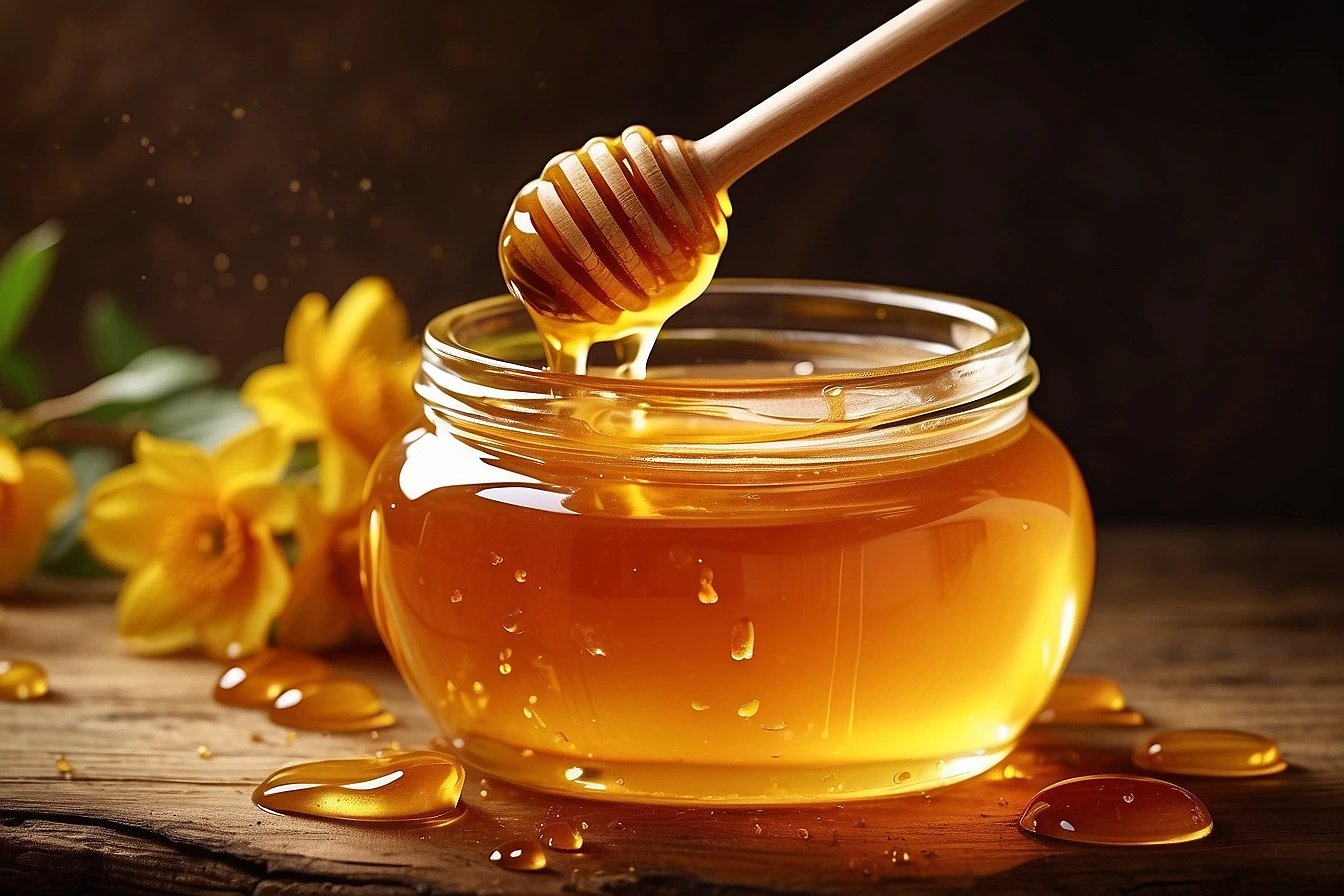Elite Italian Wildflower Honey - Saffron & Black Truffle 100g - Ideal for Enhancing Appetizers and Desserts