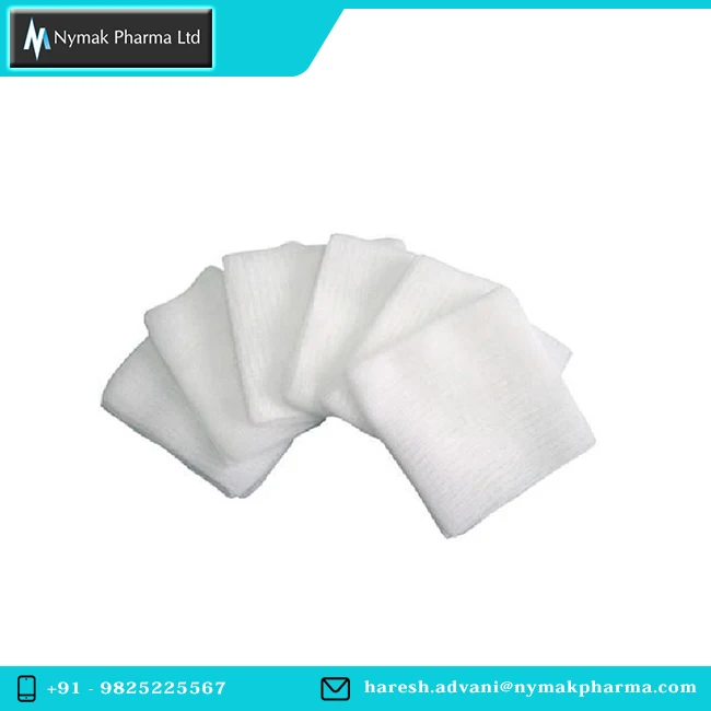 Factory Price White Medical High Quality Sterile Paraffin Gauze Dressing Non Adhesive gauze Sterilized Gauze