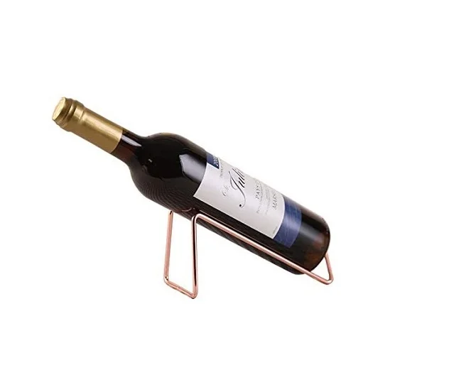High Quality Wine Rack Counter top Storage Holder Wine Bottle Holder Kitchen & Tabletop Metal Shelf Rack For bar Accessories