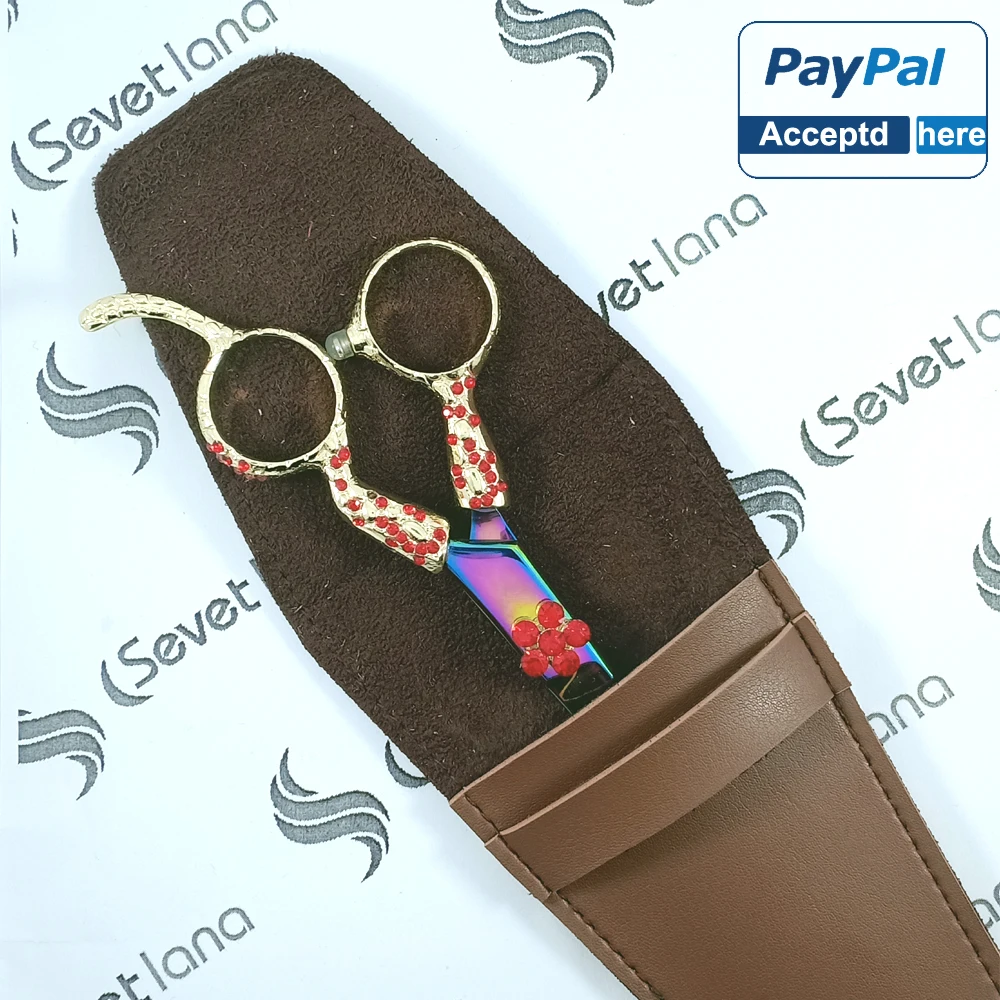 Professional Hair Scissors 6 Inch Hairdressing Scissors for Salon and Home Japan Silver HRC OEM Customized Steel Stainless Style