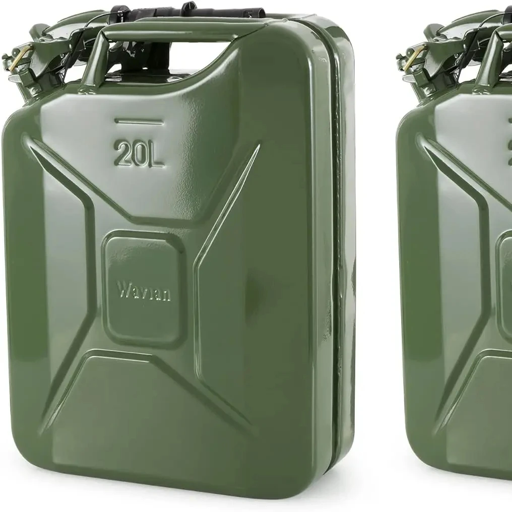 Wavian 5.3 Gallon 20 Liter Authentic Jerry Can with Spout Red building material