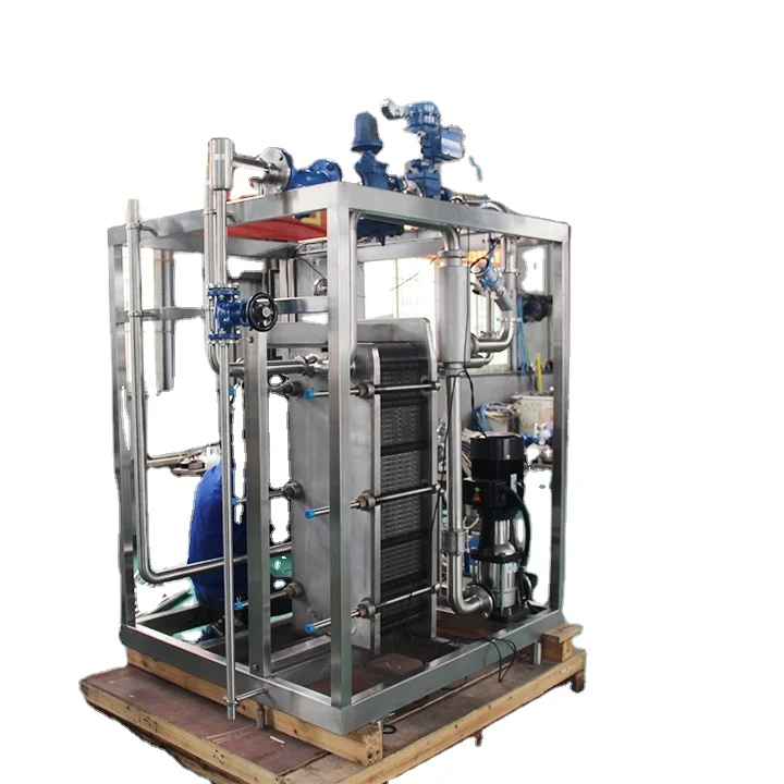 Batch production HTST compact pasteurizer machine for milk