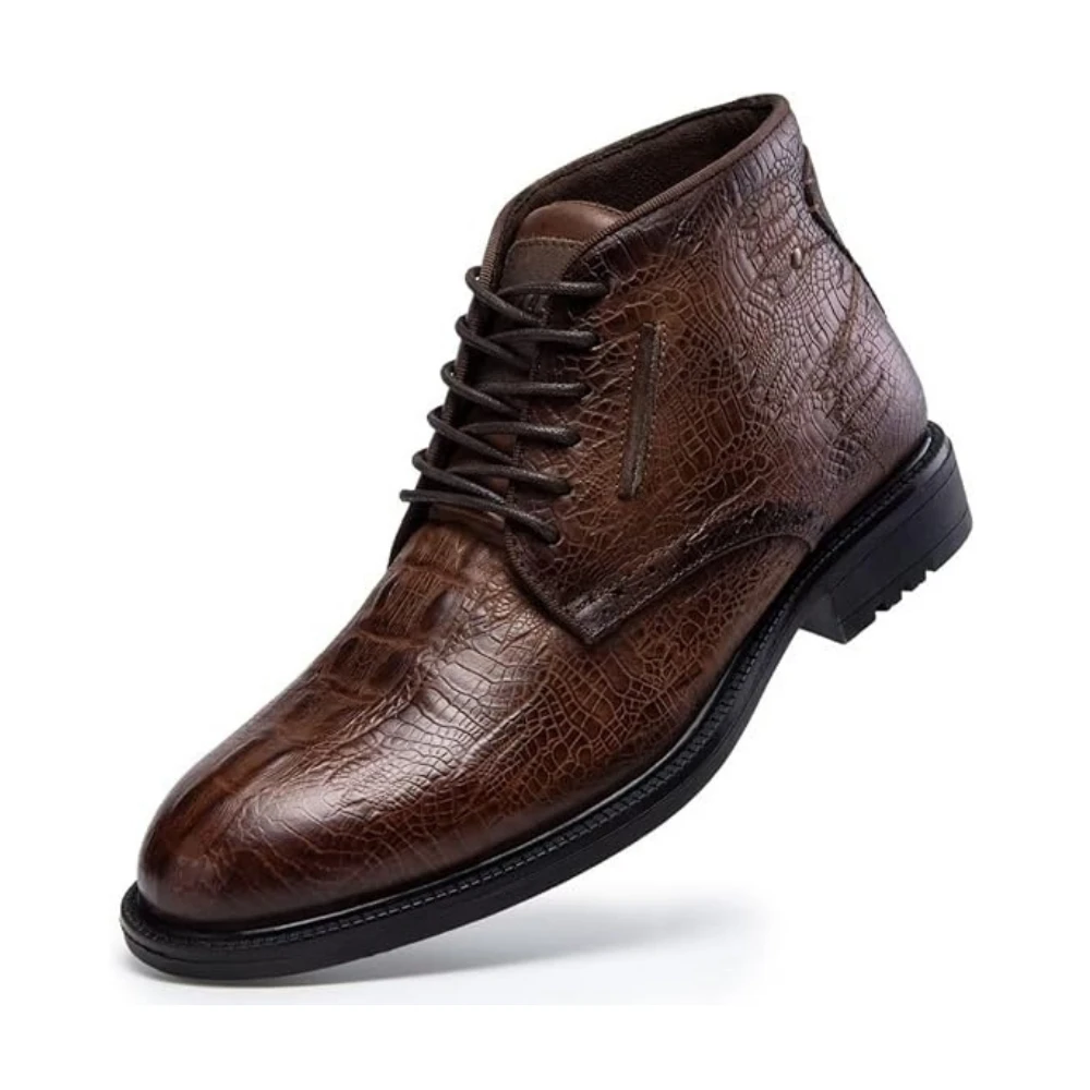 Genuine Leather Casual Dress Shoes For Men Top Quality Solid Color Comfort Casual Dress Shoes Fashion Genuine Leather Men Shoes