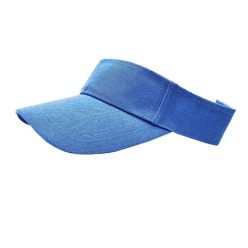 Hot Sale Outdoor Visor Beach Adjustable Sun Cap Visor Hats With Custom Logo Wholesale and Customized
