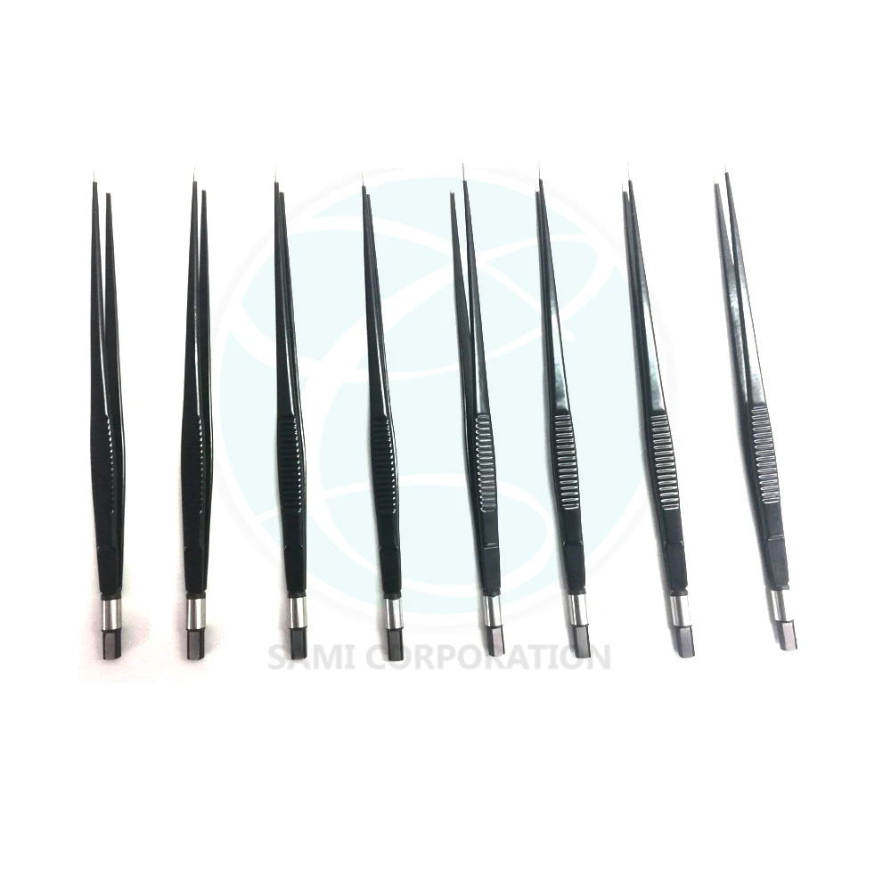 Electro Surgical Bipolar Forceps Insulated High Quality Reusable Bipolar Electro Coagulation Forceps By Sami corporation