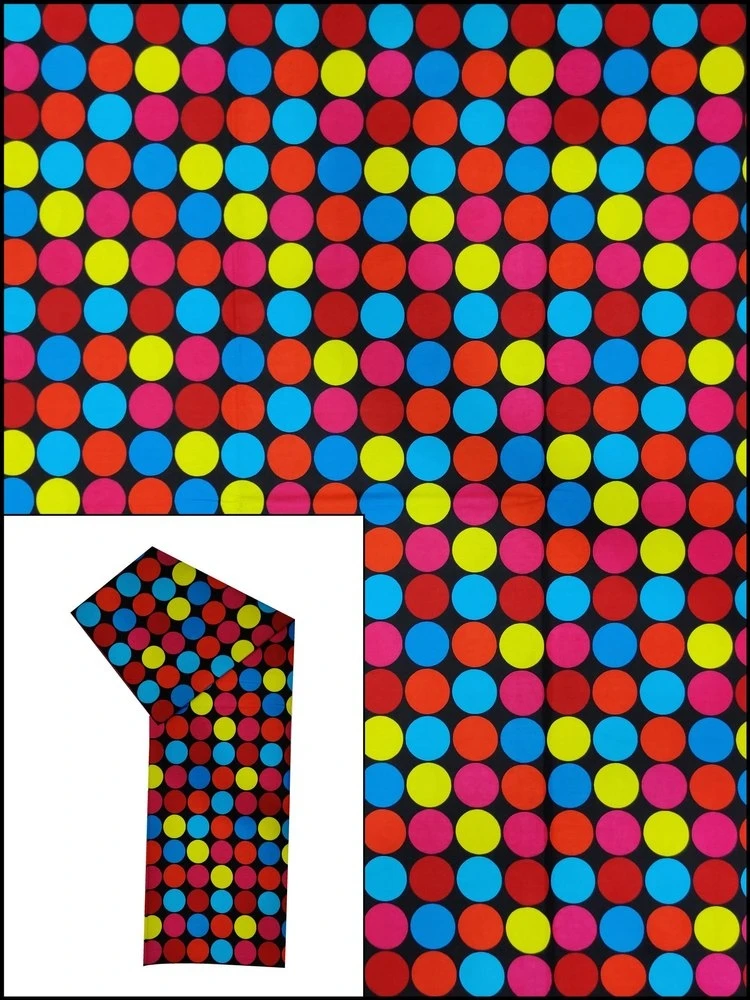 Ankara Fabric by the Yard Polyester Wax Print Plain Patterned African Print for Quilting Craft Supplies with Memory Feature