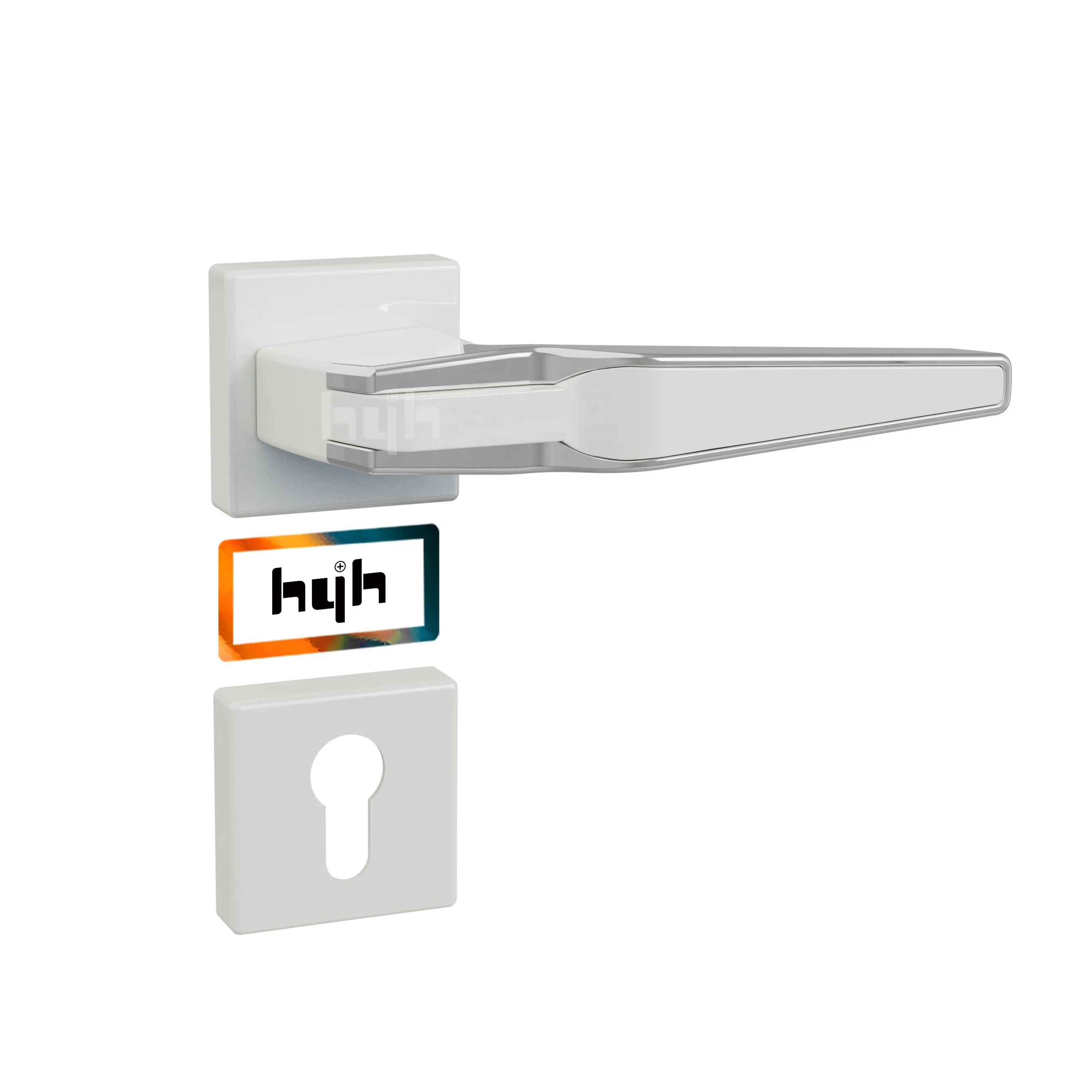 Guangdong-hyh Hardware Modern Gold Color Interior Wooden Bedroom Door Handle without Key Lock