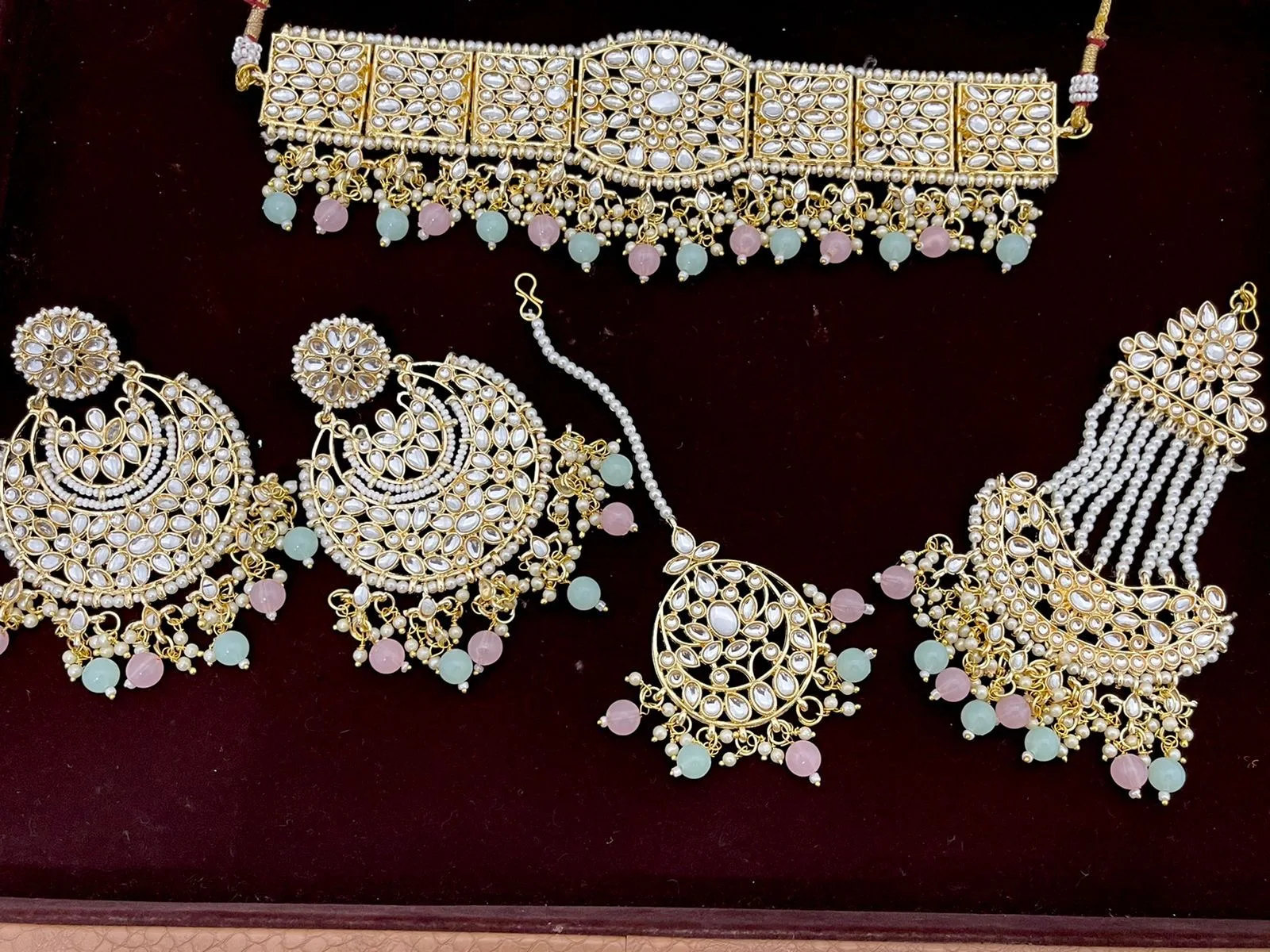Exquisite Wholesale Traditional Bridal Wedding Indian Designer Jewellery Set for Export Selling from Indian Exporter