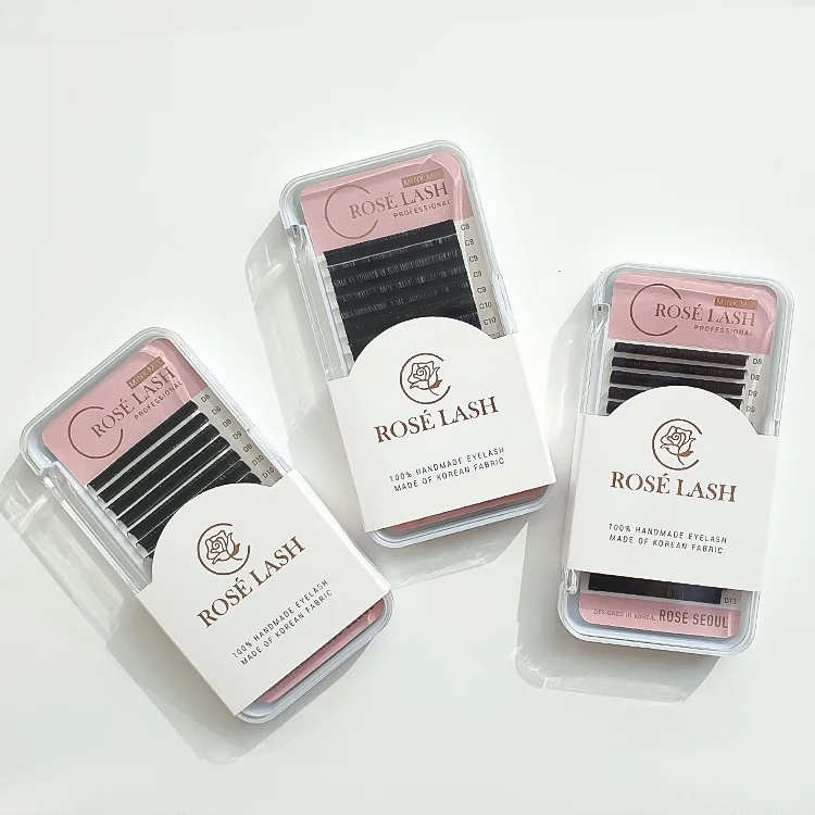 High Quality Mink Eyelash Extension Professional Mixed Length Tray Korean Lash Manufacturer