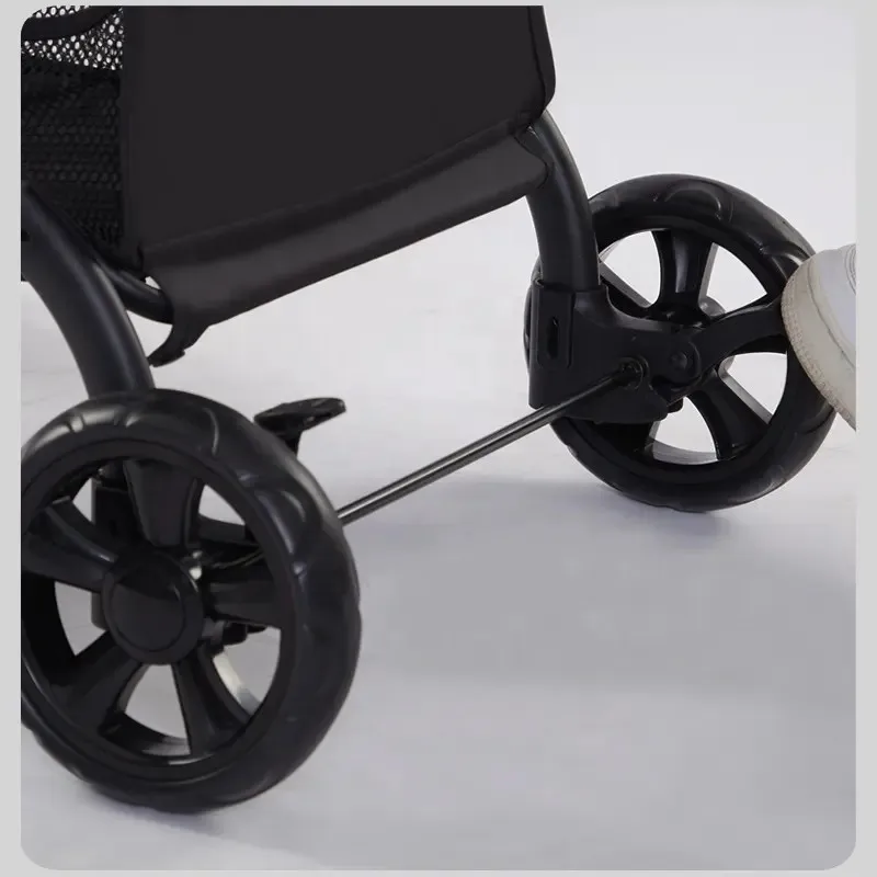 Large Space But Lightweight Travel Outdoor With Basket Pet Stroller For Large Dogs Wholesale Factory