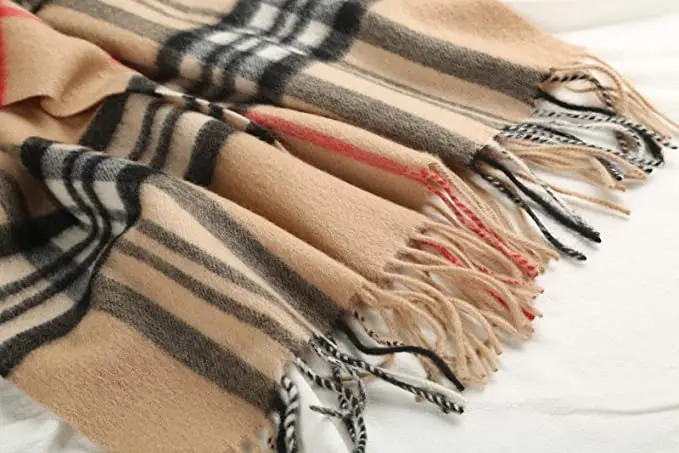Hot sale Winter Cashmere Scarfs for Women Lightweight Plaid Blanket Warm Wool Shawl Cape