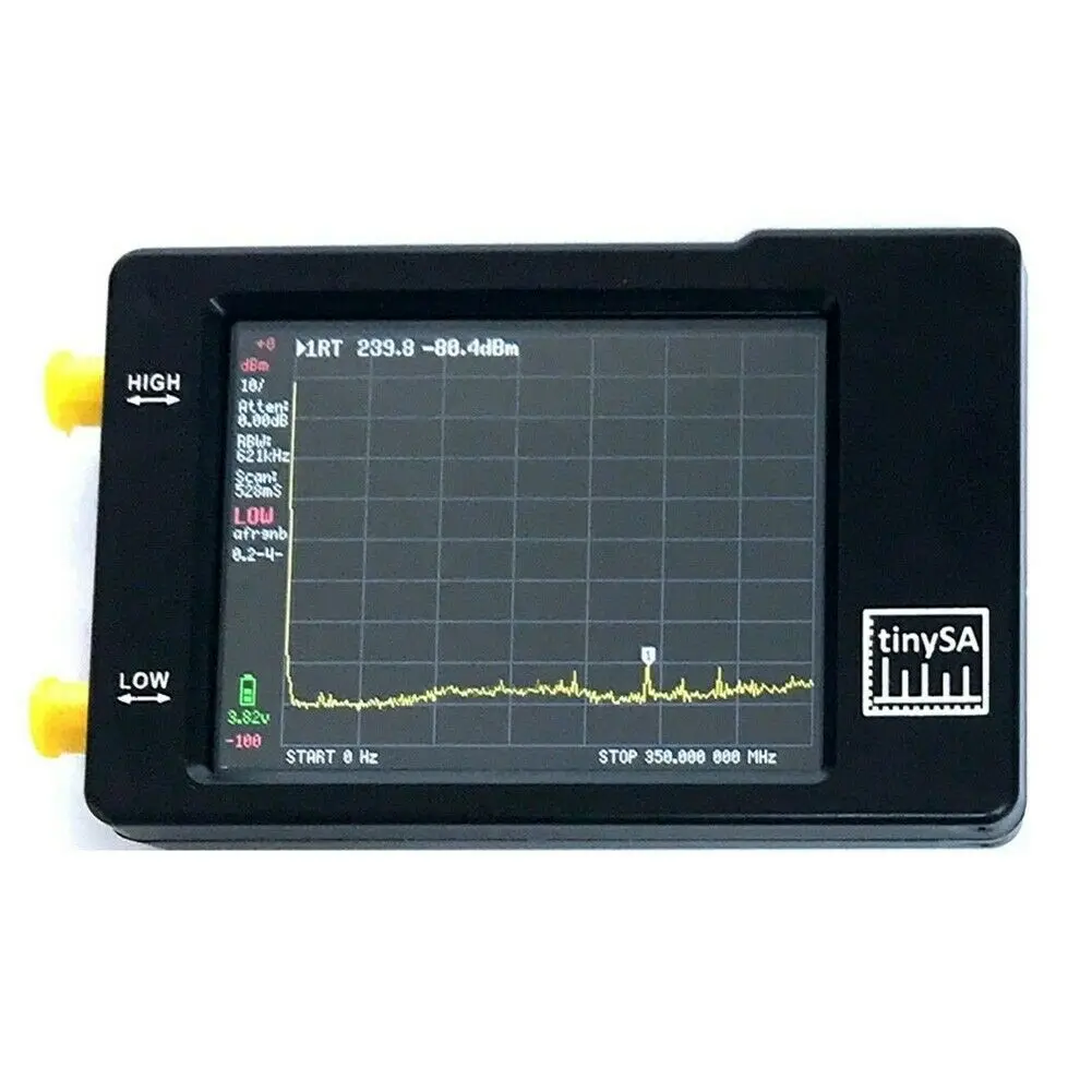 NEW SEALED PORTABLE TINYSA SPECTRUM ANALYZER,SEESII HANDHELD TINY FREQUENCY ANALYZER 100KHZ TO 960MHZ MF/HF/VHF UHF INPUT,SIGNAL