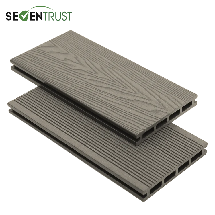 Wpc Decking 3d Embossed Wood Grain Outdoor go Wooden Plastic Composite Flooring