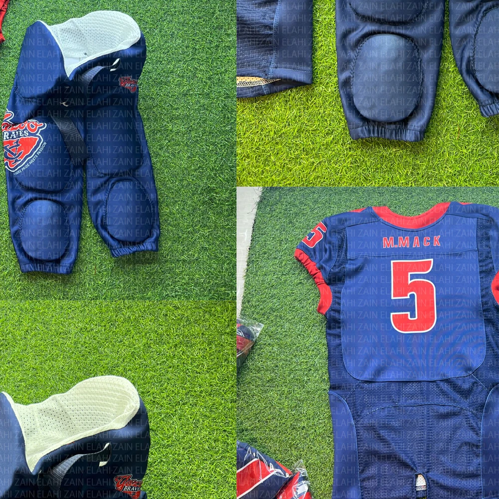 Uniforms Customized Service Available High Quality Youth Sublimated American Football 2022