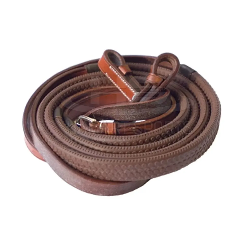 Horse Leather Rubber Rein Soft Wholesale English Horse Rein 2023 Top Class Material Horse Rein