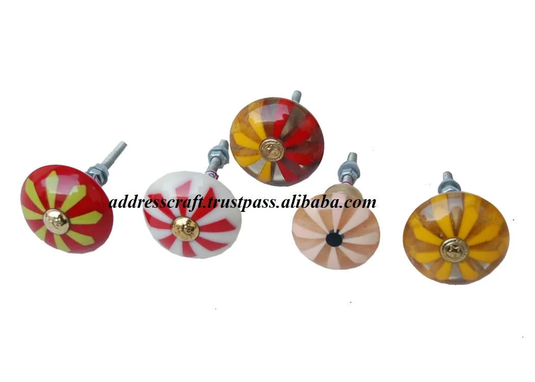 New Arrival At Low Cost Door Knobs Hardware Furniture Kitchen Cabinet  Accessories Wardrobe Pull Handle & Knobs Resin Door Knobs