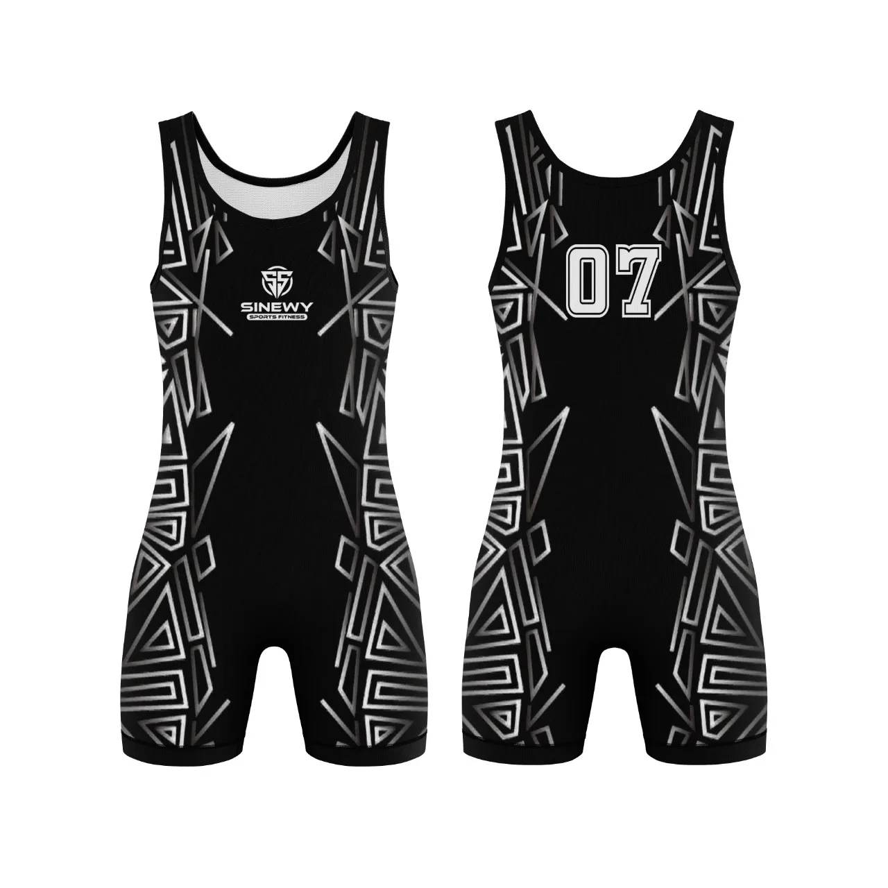 Custom Gym Training Wrestling Singlets Mens Power lift Weightlifting Men Singlet Wrestling Suit