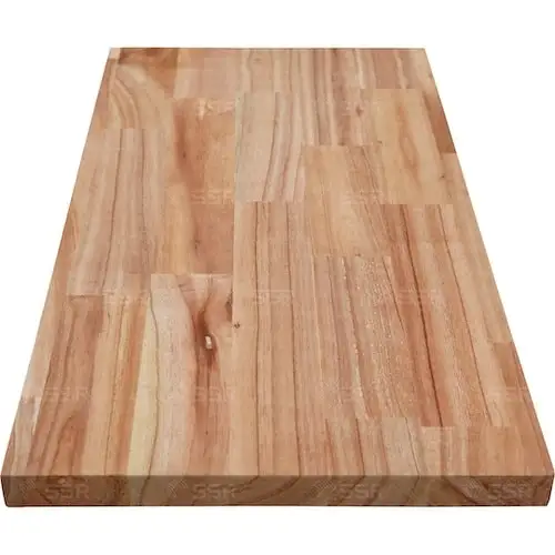 Modern Design Solid Surface Countertop Natural and Artificial Stone Yellow Wood Laminated Counter for Hotel Modern Style