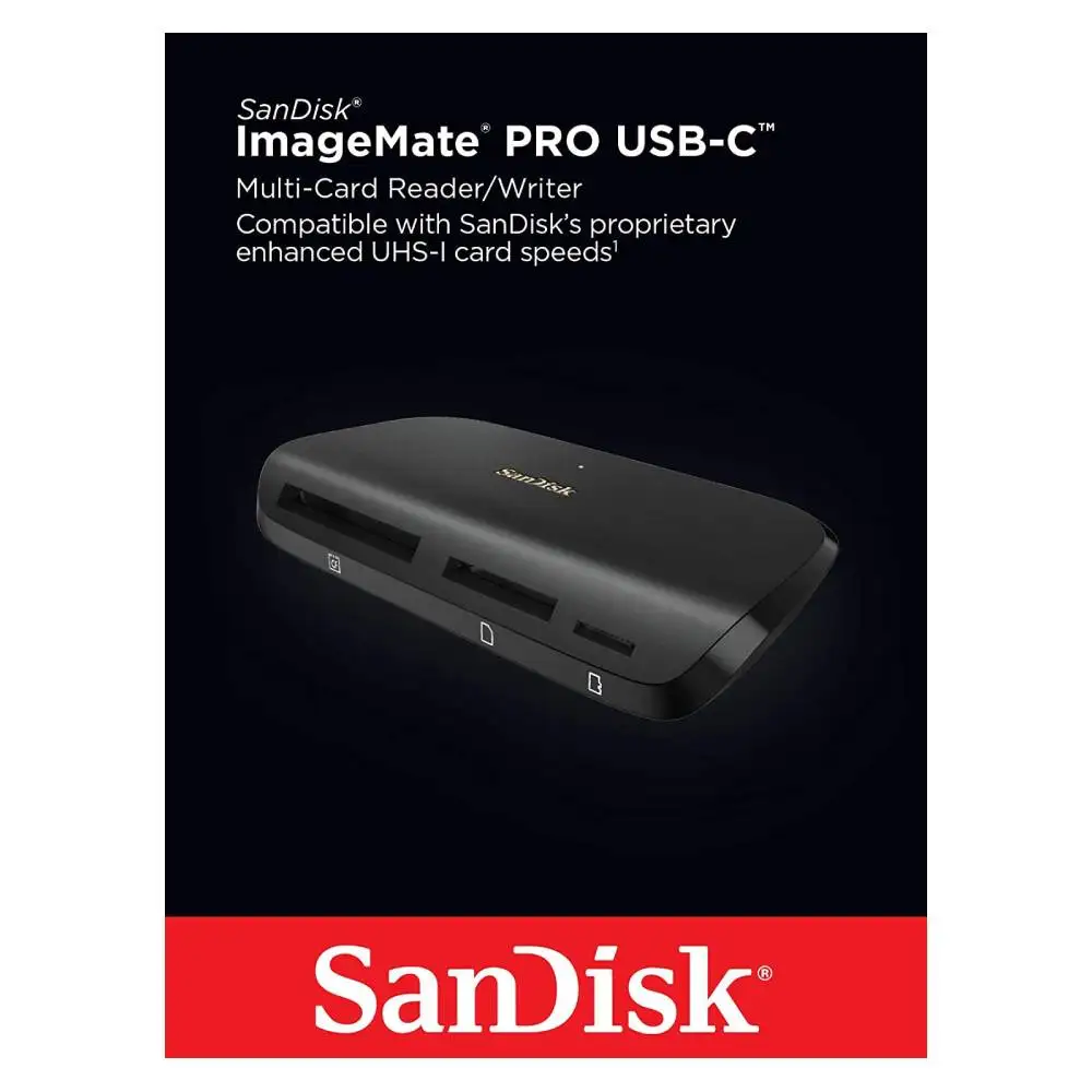 SanDisk ImageMate PRO USB-C Reader/Writer - SDDR-A631-GNGNN