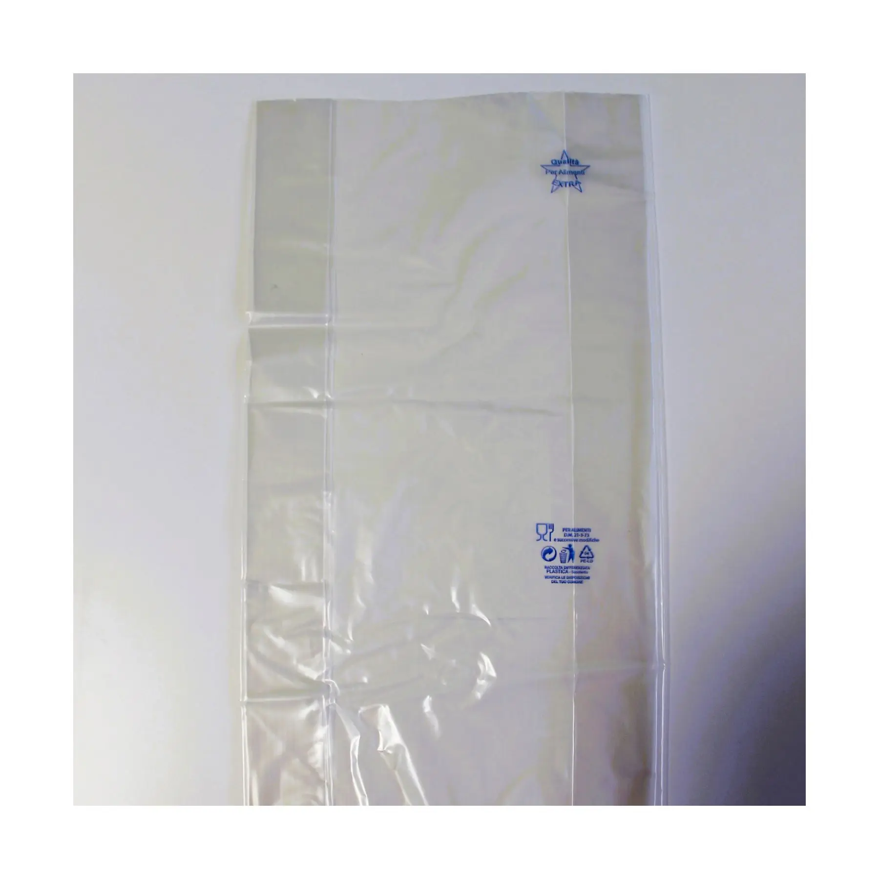 Superior Grade LDPE Polyethylene Bags - Comprehensive Home & Kitchen Storage - Italian-Made, Long-Lasting Use