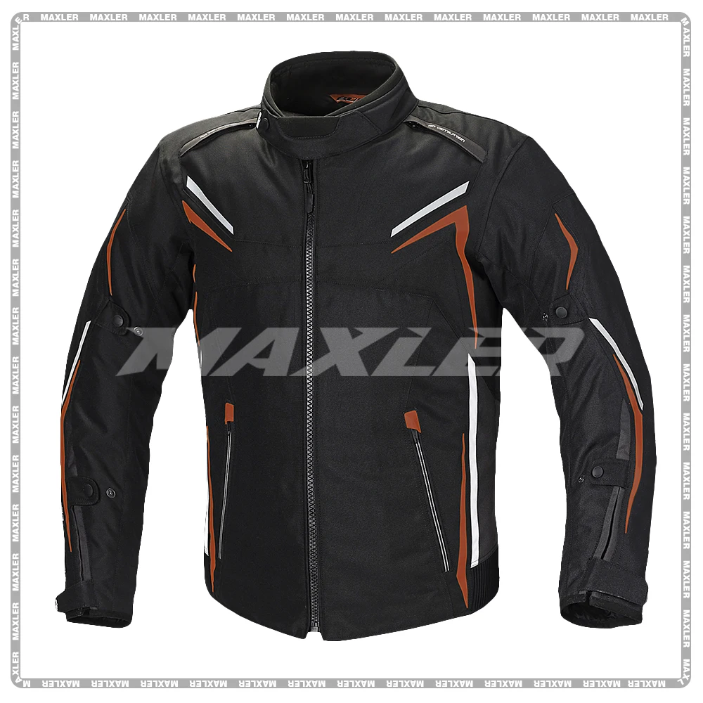 Men Black Hi Viz Motorbike Motorcycle Waterproof Cordura Textile Jacket Collection homologation CE Approved Homologated Process