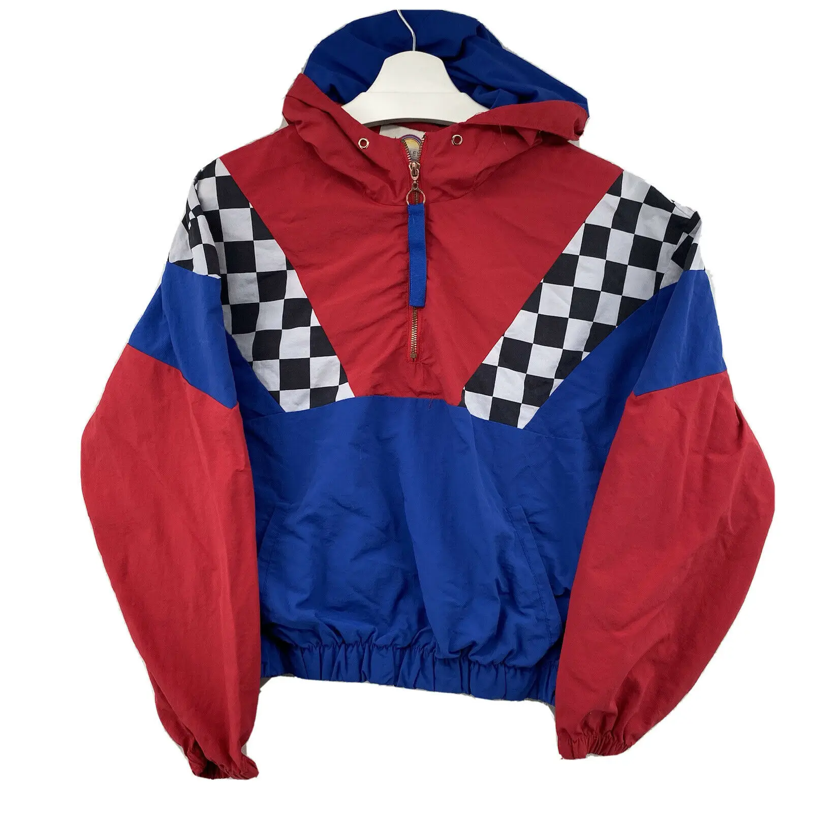 Ветровка-бомбер унисекс в стиле ретро