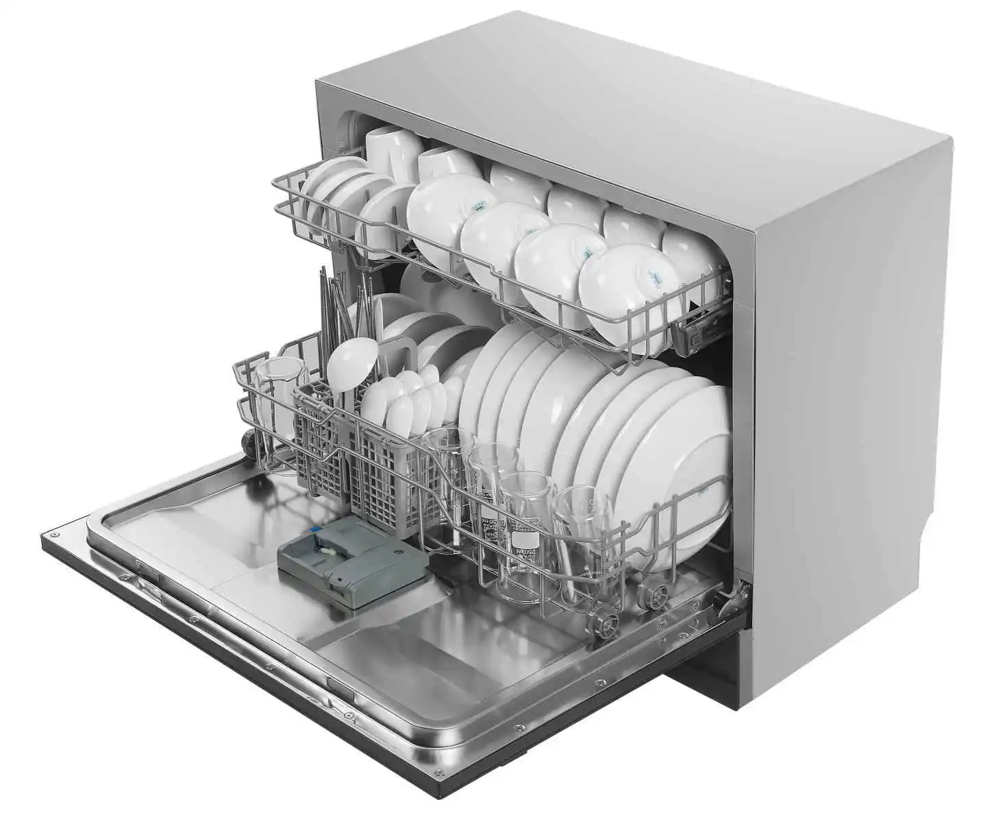 Fully Integrated Built-in Dishwasher Big Cavity Loading Dishwasher High Quality Low Price Dishwashers New Design 8 Sets Black