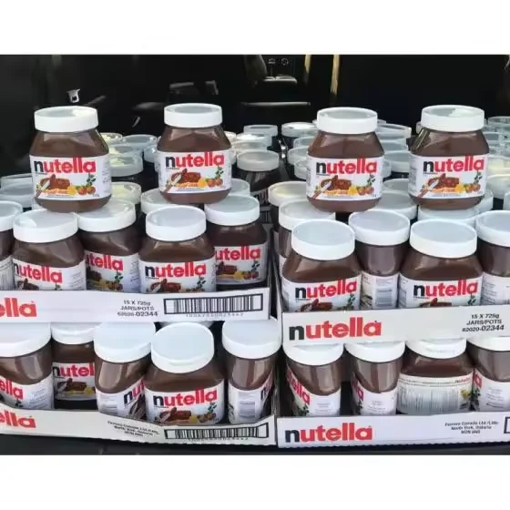 Factory Direct Wholesale 400g Sweet Nutella Chocolate 750g Glass bottle