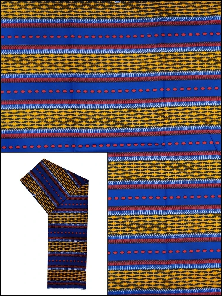 Ankara Fabric by the Yard Polyester Wax Print Plain Patterned African Print for Quilting Craft Supplies with Memory Feature