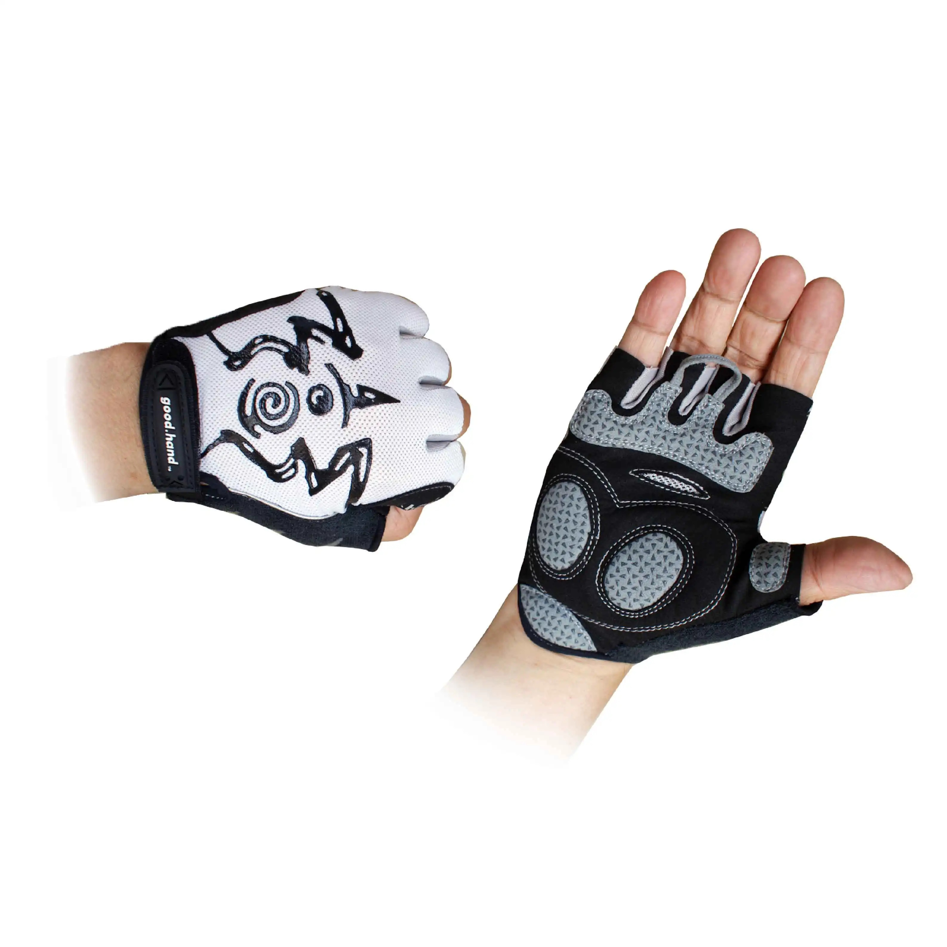 Custom logo Half finger Breathable Anti slip Gel padded Shock resistant Cycling gloves Bike gloves Outdoor sport riding gloves