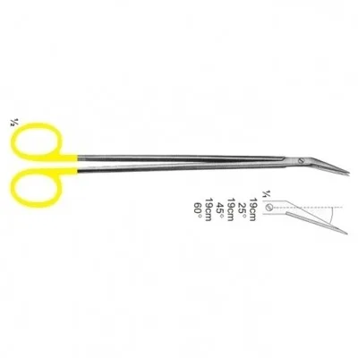 Stainless Steel Dental Surgical Tungsten Carbide TC Sharp Band Crown Cutting Scissors Straight Curved CE Approved