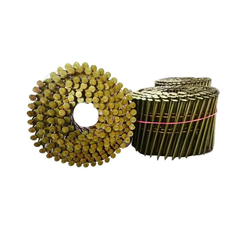 Custom Design Packaging Carton Box CLAVOS HELICOIDALES  2 1/4'x.099' WIRE WOODEN PALLET COIL NAILS For Pistola De Clavo