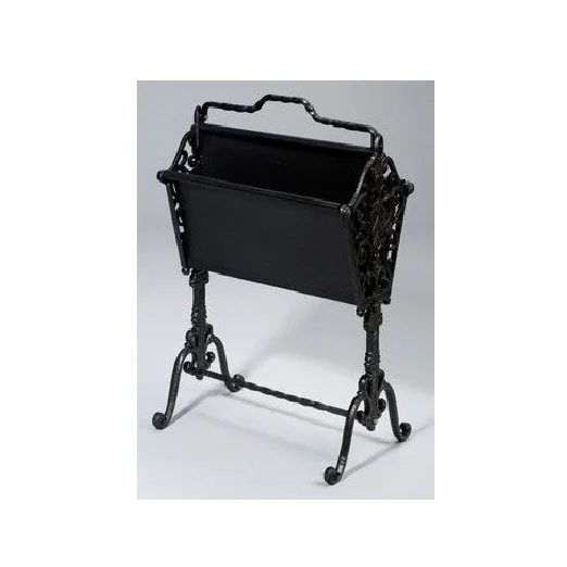 European style Factory Sale Metal Book Rack Iron Magazine Newspaper Shelf Floor Living Room Table Display Rack
