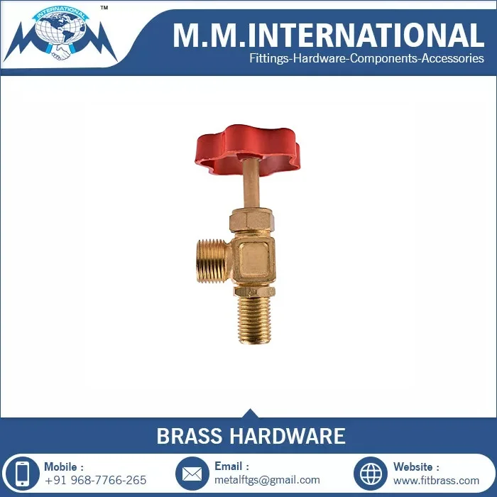 Latest Design Brass Hose Needle Valve for LPG Supply Available at Wholesale Price from India Supplier