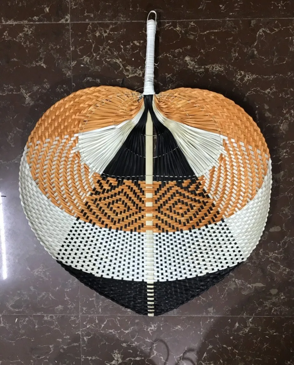 Collection Of Best Decor Wall Woven Bamboo Hand Fan, Palm Leaf Fan Wholesale