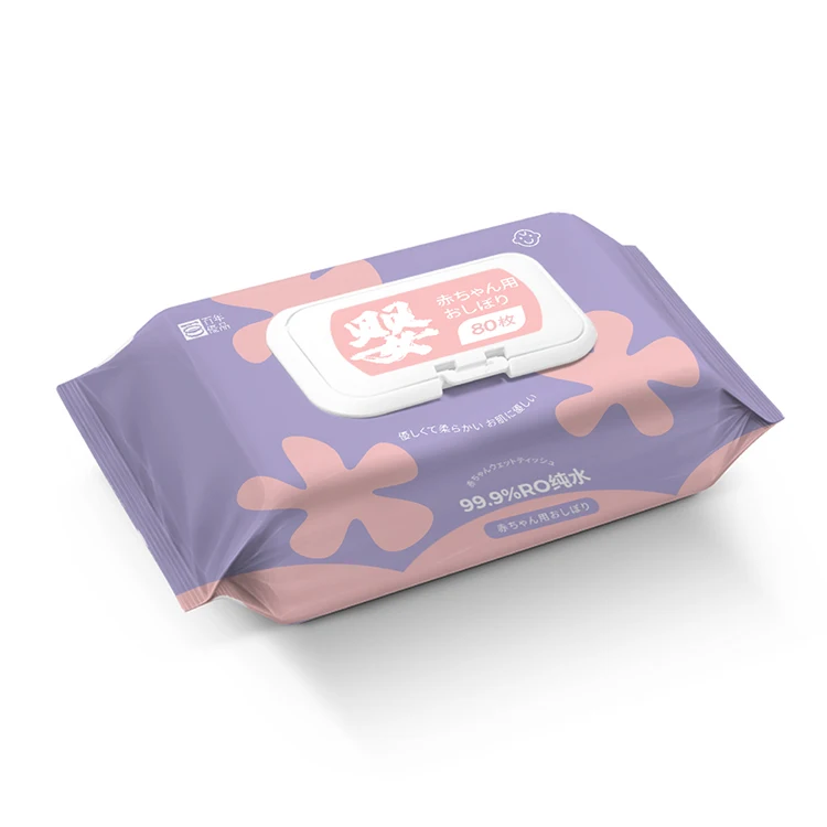 Good Quality Wholesale Price Safe waterwipes baby Wet wipes 120pcs