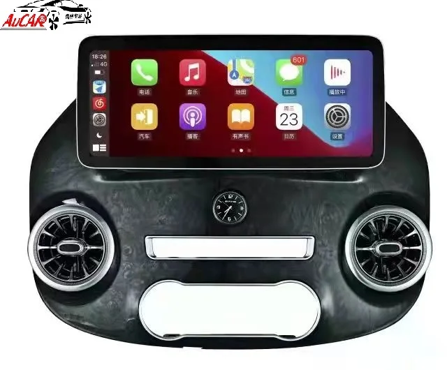 Автомобильная магнитола AuCAR, на базе Android, сенсорный экран 12,3 дюйма, для Mercedes Benz V Class Vito Viano Valente Metris W447 2016-2020, стерео головное устройство