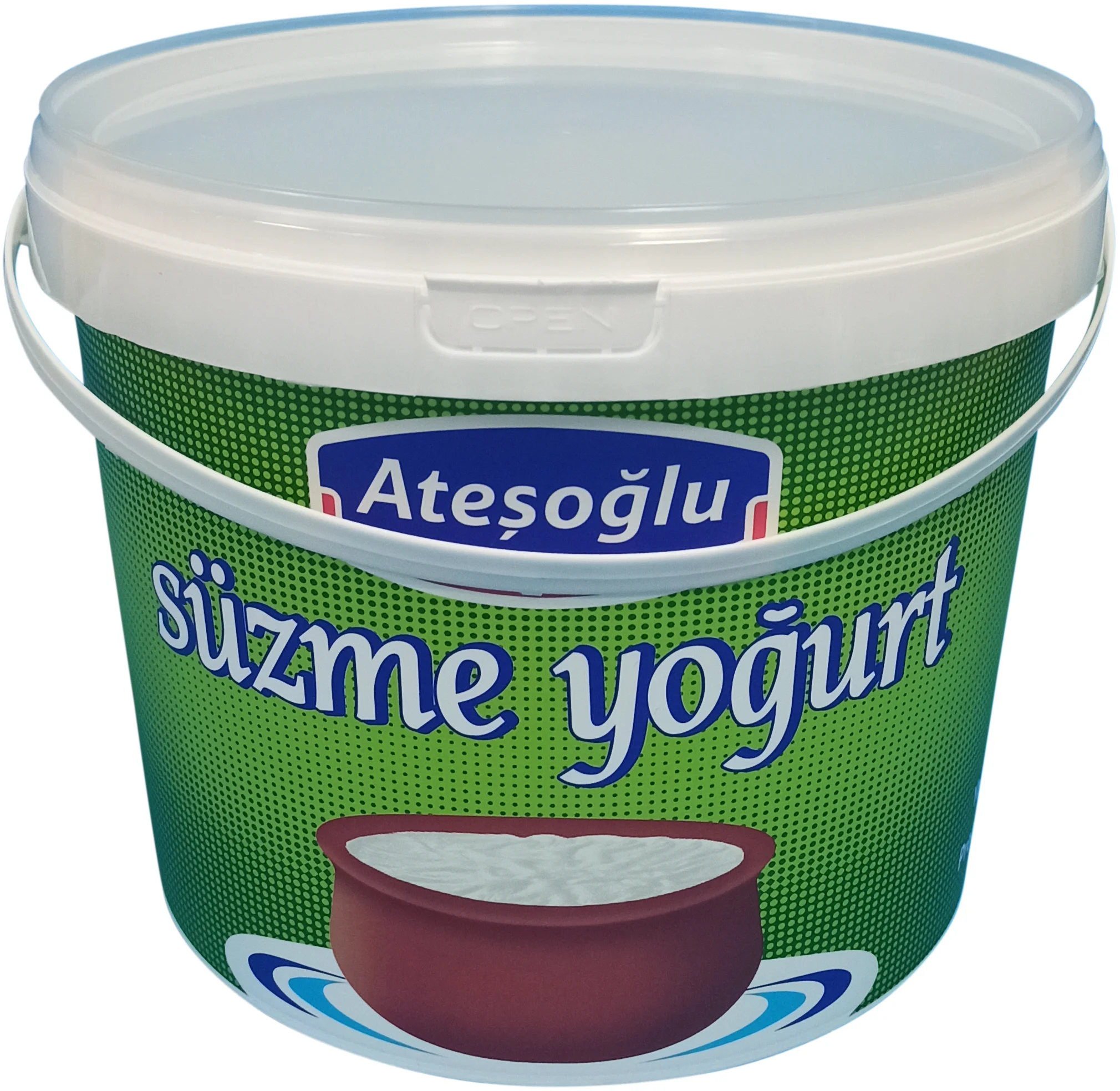 Plastic 1.5 Gallon Bucket Temper Evident Customizable Food Grade 5 Lt Pail Bucket with Lid for Food Yogurt Paint