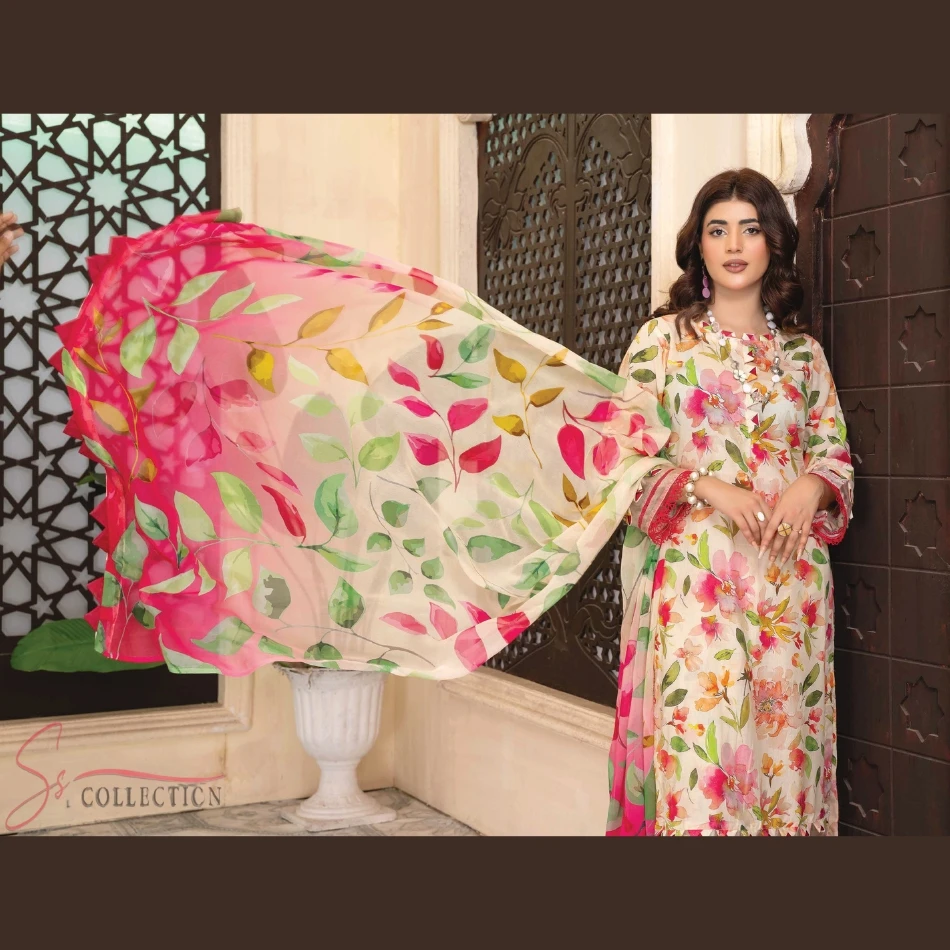 SSUMAIRA COLLECTION Pakistani Brand Gulaal By Aalaya Vol4 Luxury 3 Pc Dress Women Salwar Kameez Dupatta Pakistani & Indian Suits