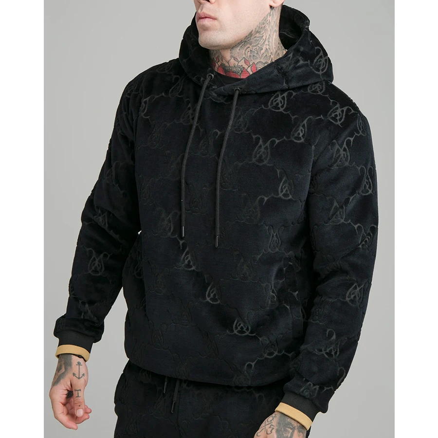 2024 Custom Classic plained full zip us Korean drawstring Sweats shirt 100% Cotton/polyester hoodies & sweatshirts jogging sets