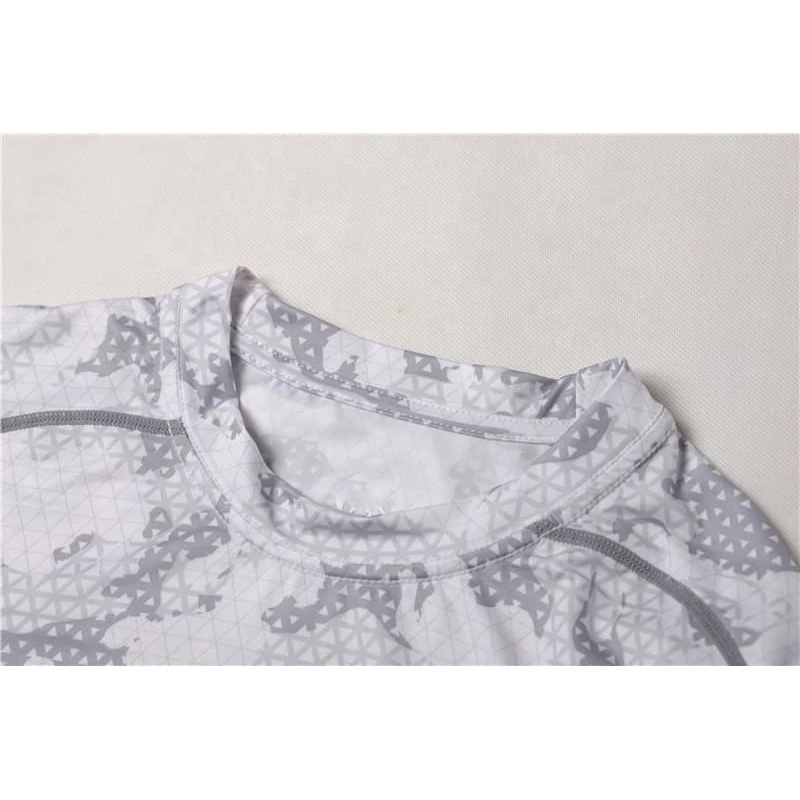 Wholesale Blank OEM Printed Compression Shirt Long Sleeve MMA Jiu Jitsu Custom Logo Rashguards Bjj Rash Guard For Men