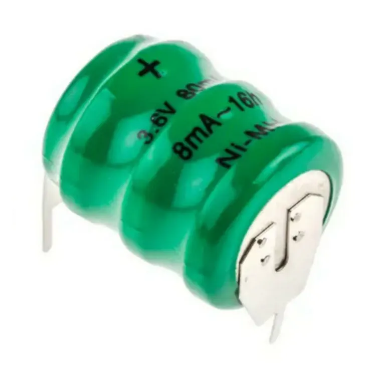 OEM Ni-MH кнопочный аккумулятор 80H 80mAh 3 6 V с вкладками