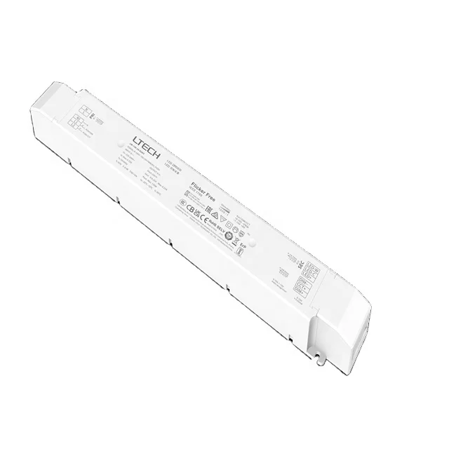 Ltech full load 150W 24VDC 0-10V 1-10V PUSH DIM CCT Driver LM-150-24-G2A2 010V Constant Voltage Flicker Free Dimmable LED Driver