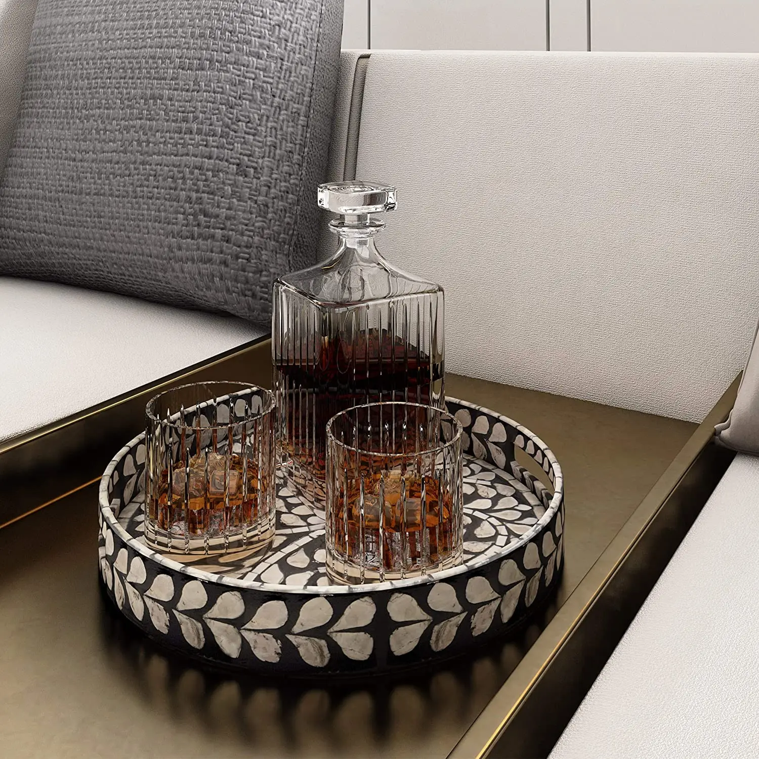 Lacquer tray bone inlay trays lacquerwave high-quality various sizes cheapest price bulk quantity