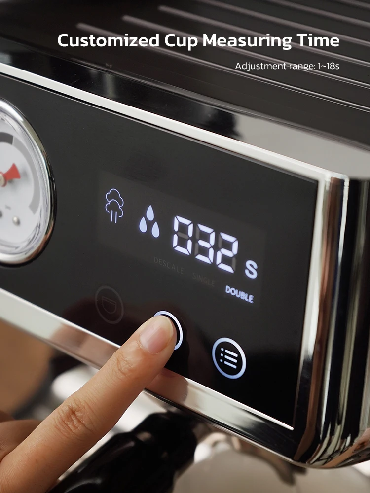 HiBREW Dual Boiler System Barista Pro 20Bar Bean to Espresso Cafetera Coffee Machine With Full Kit for Cafe Hotel Restaurant H7A