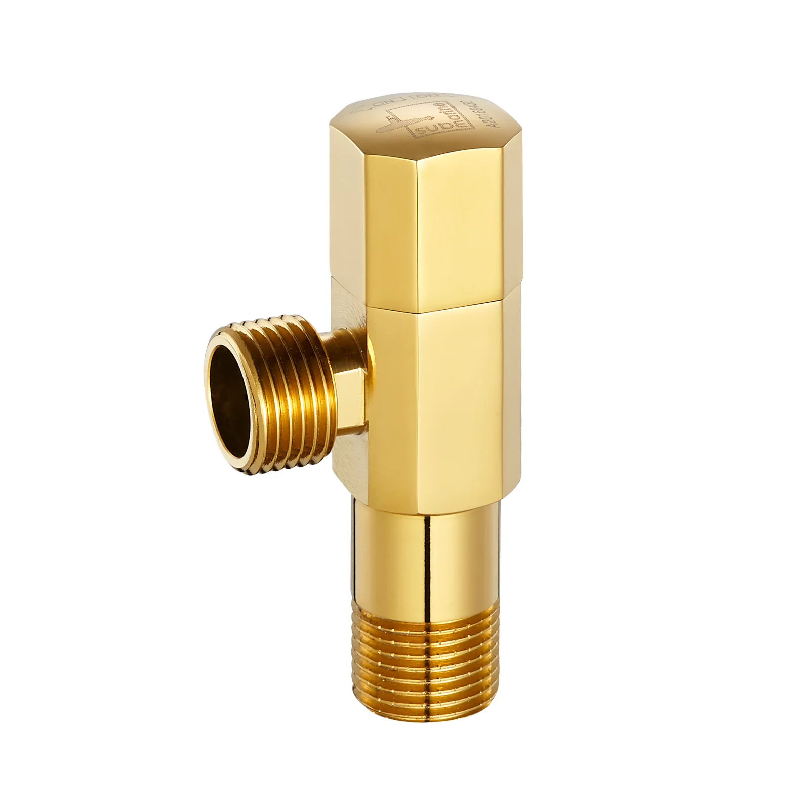 European style Angle valve brass chrome-plated globe valve High flow and high quality valves are used in kitchen and bathroom