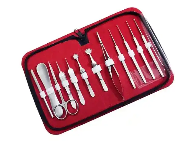 CE ISO 13485 Approved Ophthalmic Chalazion Surgery Set 12 Pcs Eye Surgery Instruments Set Ophthalmology Instruments