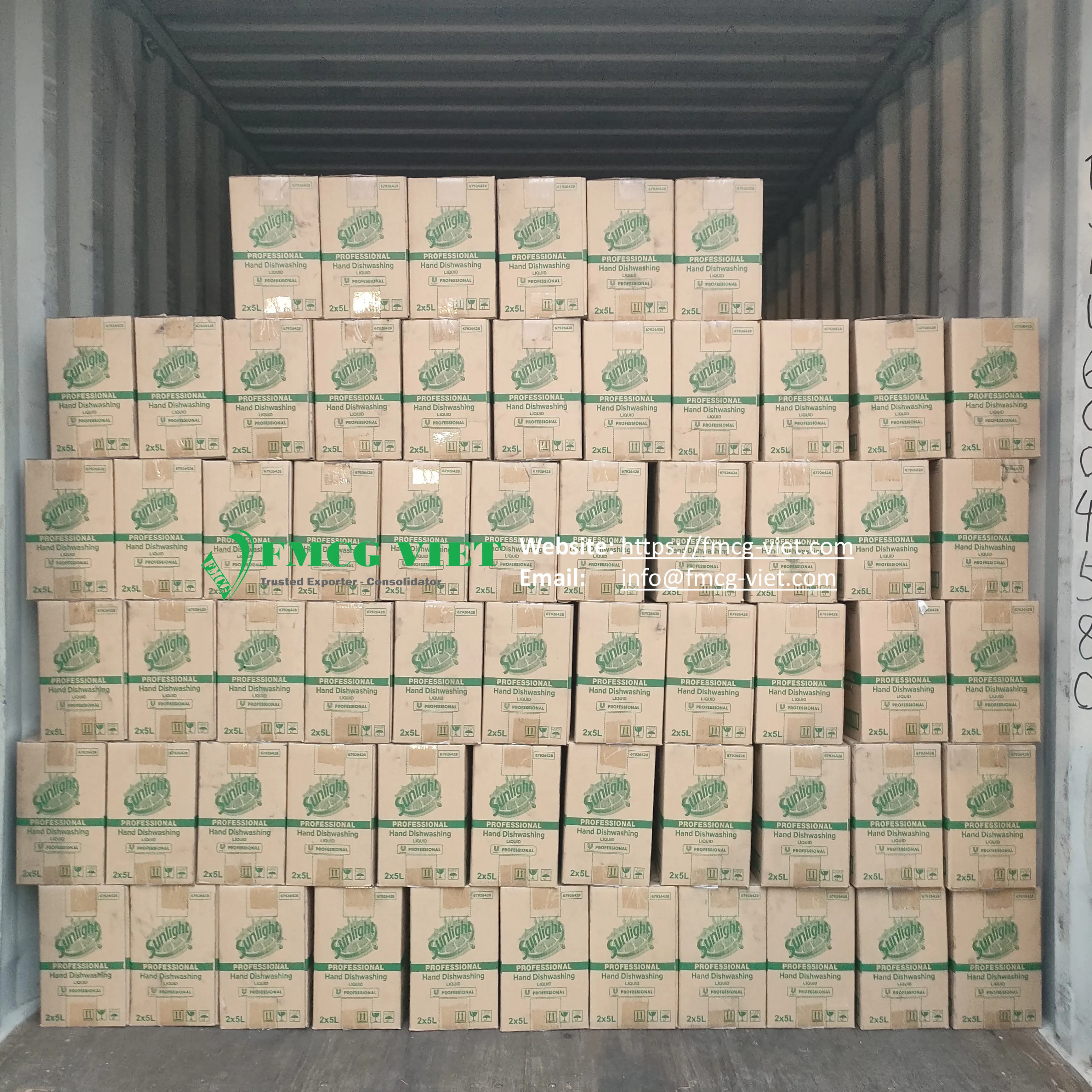 Wholesale Sunlight Professional Hand Dishwashing Liquid Lime 5L/ Kitchen Cleaning Liquid Vietnam