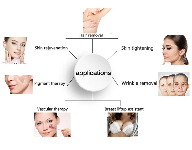 ADSS tabletop version ipl E light OPT DPL skin resurfacing hair removal machine IPL DPL machine