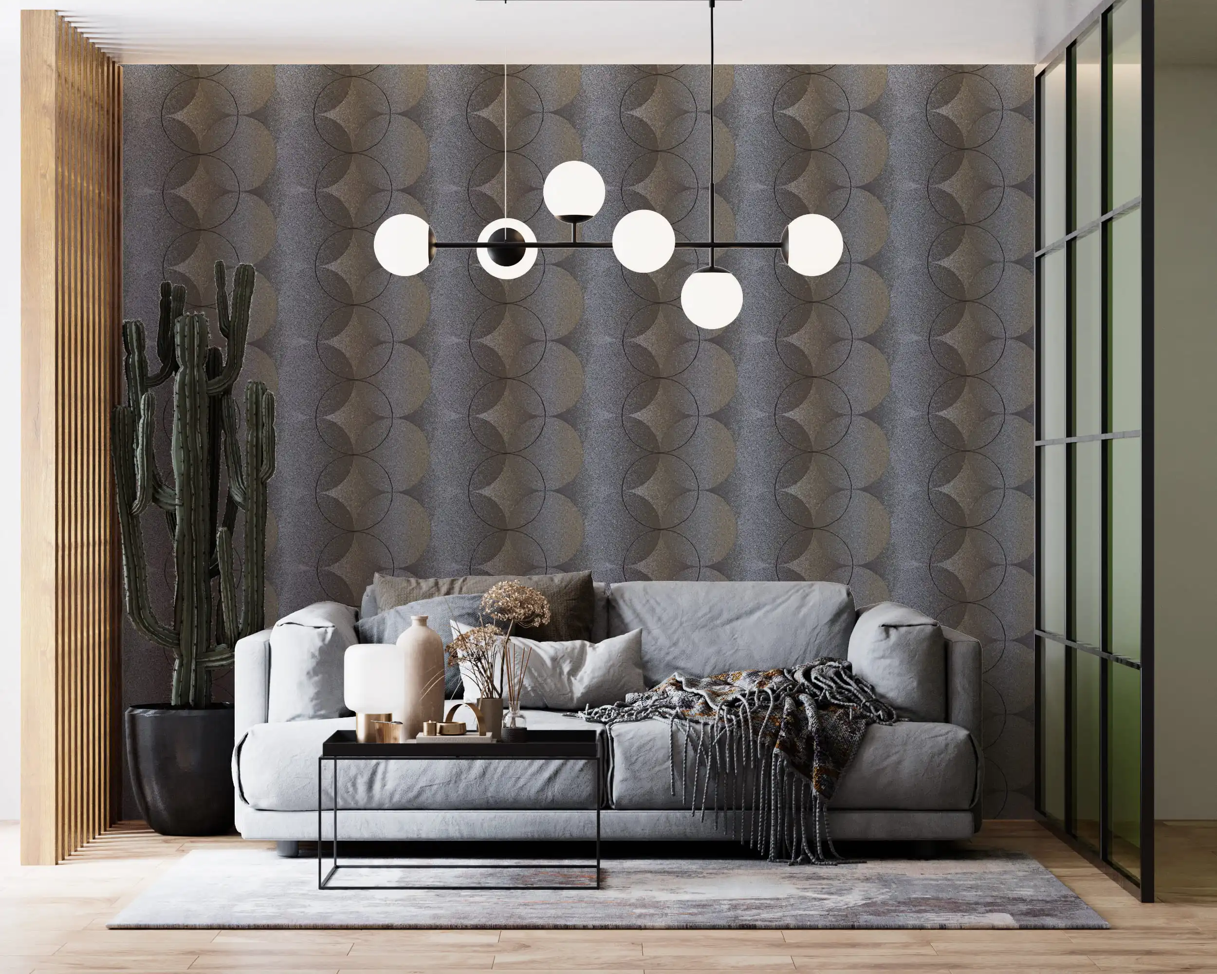 Обои для гостиной